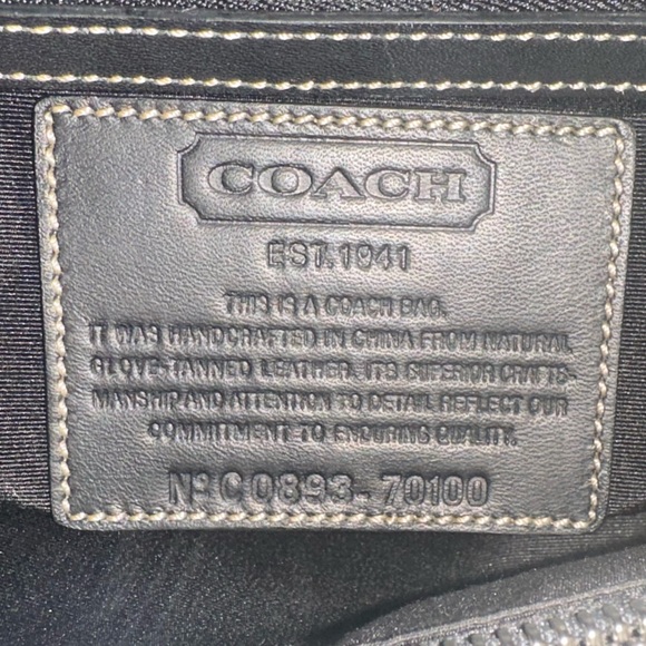 Authentic COACH unisex briefcase/messenger bag - Picture 7 of 11